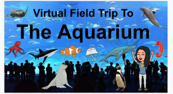 Preview of Virtual Bitmoji Aquarium Field Trip on Google Slides