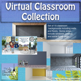 Virtual Bitmoji Classroom Background Collection - Set 1 -D