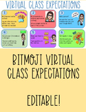 Virtual Bitmoji Classroom Rules and Expectations
