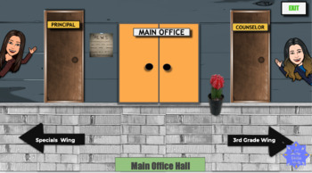 Preview of Virtual Main Office Hallway