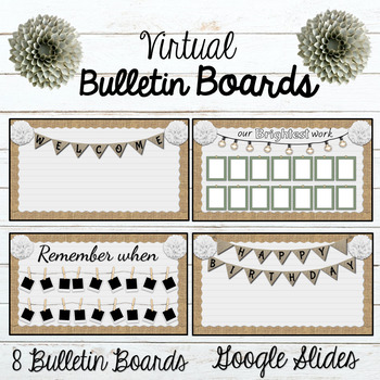 Virtual Bulletin Board By The Kindergarten Teachers Pay Teachers