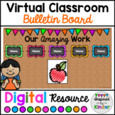 Virtual Bulletin Board For Student Work | For Google Slide