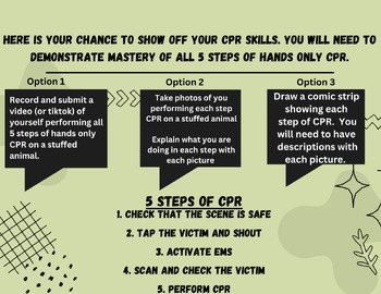 Preview of Virtual CPR Skills Demonstration Assignment