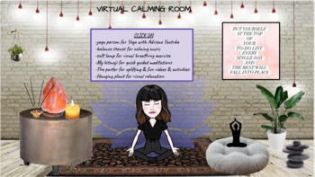 Preview of Virtual Calming Room - Fully customizable (links included)