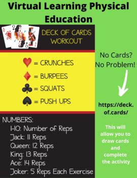 Preview of Virtual Card Fitness Guide