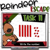 Christmas Math Escape Room Reindeer to Training Camp | Dig