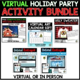 Virtual Christmas Party Centers BUNDLE | Google