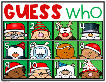 Christmas Hot Seat Guessing Game, Digital Christmas Activity