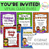 Virtual Class Invites - Class E-vites - Class Invitations