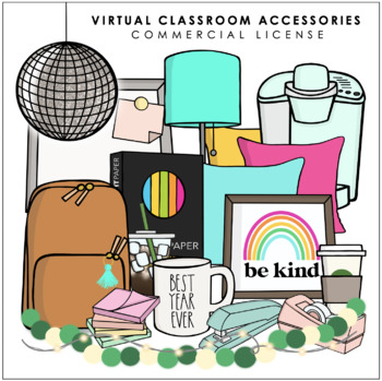 Preview of Virtual Classroom Accessories- COMMERCIAL LICENSE ONLY