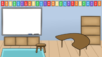 Preview of Virtual Classroom Backdrop