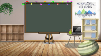 Virtual Classroom Background by Teaching Made Breezy | TPT
