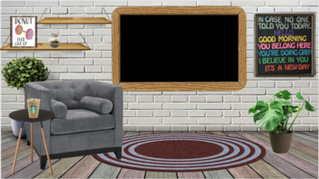 Preview of Bitmoji Virtual Classroom Background