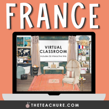 Preview of Virtual Classroom Background [France]