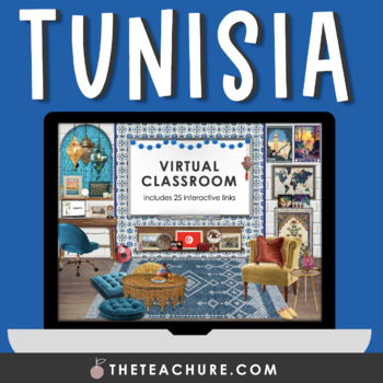 Preview of Virtual Classroom Background [Tunisia]