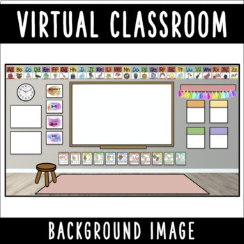 Preview of Virtual Classroom Background | Version 1