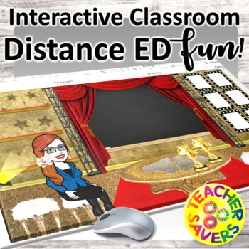 Preview of Virtual Classroom Backgrounds for Distance Learning