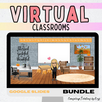 Preview of Comprehensive Virtual Classroom Bundle for Distance Learning | Google Slides