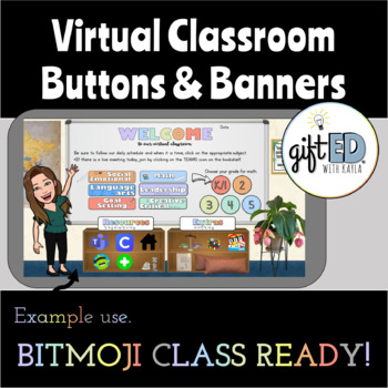 Preview of Virtual Classroom Buttons and Banners