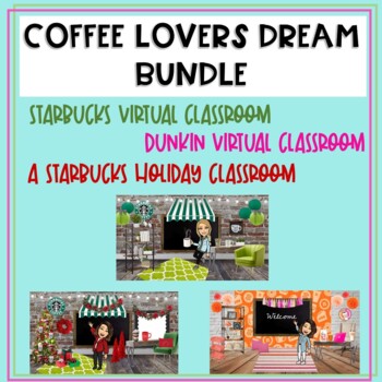Preview of Virtual Classroom- Coffee Lovers Dream (Growing Bundle)