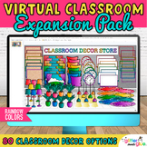 Virtual Classroom Decor Images on Google Slides: 80 Clocks