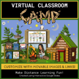 Virtual Classroom- Editable Camp Theme