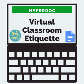 Preview of Virtual Classroom Etiquette Hyperdoc - For Zoom or Google Meet