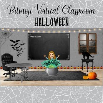 Preview of Virtual Classroom - Halloween