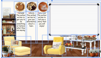 Preview of Virtual Classroom Holiday/Henry David Thoreau Teaching PIE (ALL EDITABLE)