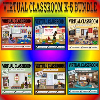 Preview of Virtual Classroom K-5 Bundle