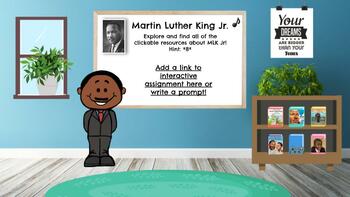 Preview of Virtual Classroom MLK Jr Day