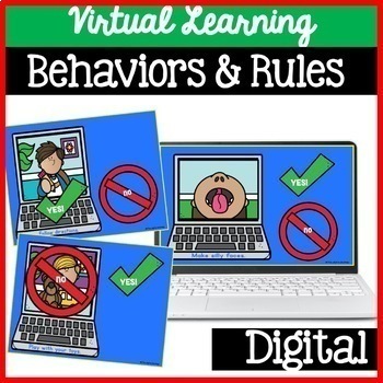 Preview of Virtual Classroom Rules Learning Expectations