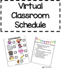 Virtual Classroom Schedule for Teachers and Parents