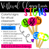 Virtual Classroom Signs (for Online Learning)