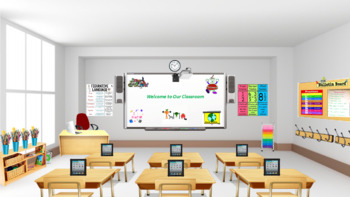 Preview of Virtual Classroom Template