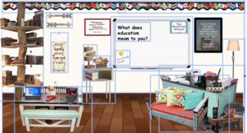 Preview of Virtual Classroom Template (ALL EDITABLE) The Importance Of Education