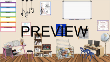 Preview of Virtual Classroom Template (SPECIALS)