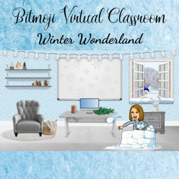 Preview of Virtual Classroom - Winter Wonderland