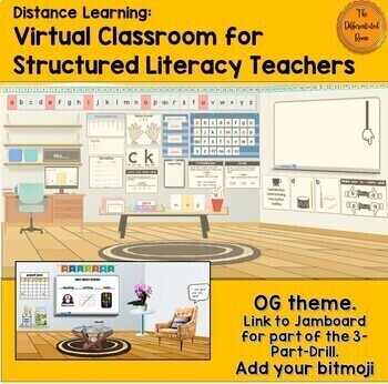 Preview of Virtual Classroom for Orton Gillingham approach / Structured Literacy