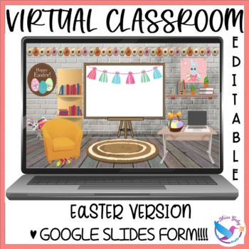 Preview of Virtual Classrooms BUNDLE distance learning Music Spring Easter
