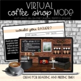 Virtual Coffee Shop Mode w/ Journal Prompts