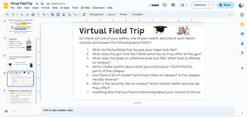 Preview of Virtual College Campus Exploration: A Guided Tour for High School Students!