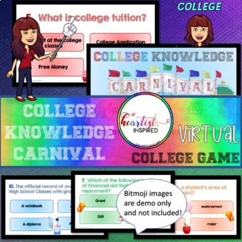 Preview of Virtual College Knowledge Carnival Game ~ College Week Digital Activity