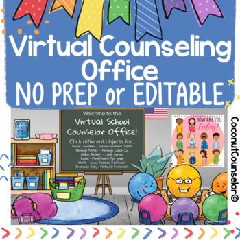 Preview of Virtual Counseling Office | Remote Learning
