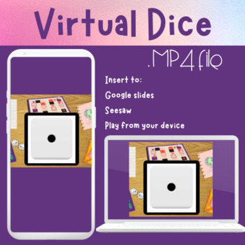 Preview of Virtual Dice (Dots 1-6) with background