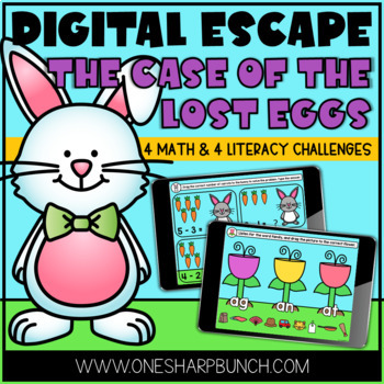 Preview of Digital Easter Escape Room for Google Slides & Seesaw