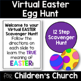 Virtual Easter Egg Hunt for Sunday School or Children's Church