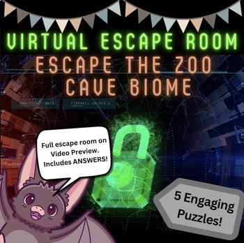 Preview of Virtual Escape Room: Cave Biome Edition (Escape the Zoo Ep.7)