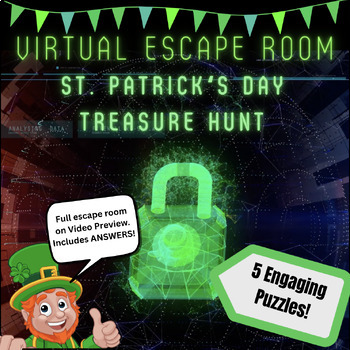 Preview of Virtual Escape Room: St. Patrick's Day Escape Room