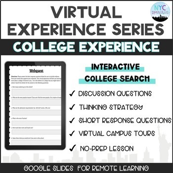 Preview of Virtual Experience Series: College Experience